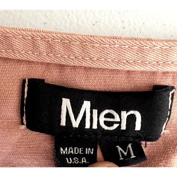 Mien Kindred Wrap Dress Women Medium Pink Party MADE USA Designer Lagenlook Boho - Picture 4 of 10